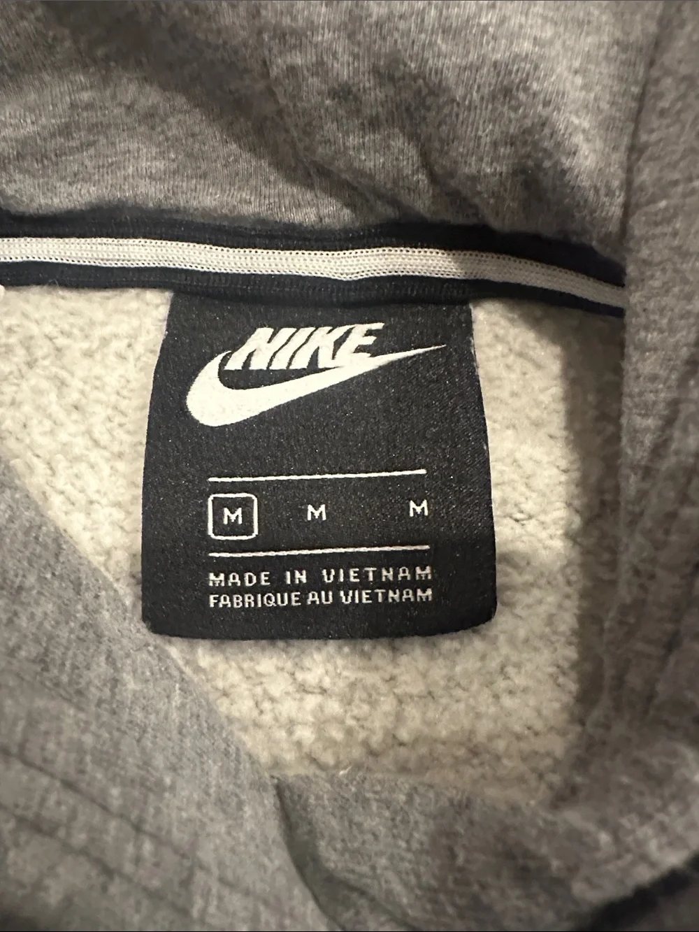 Nike Colorblock Hooded Pullover - Gray Pink Blue
